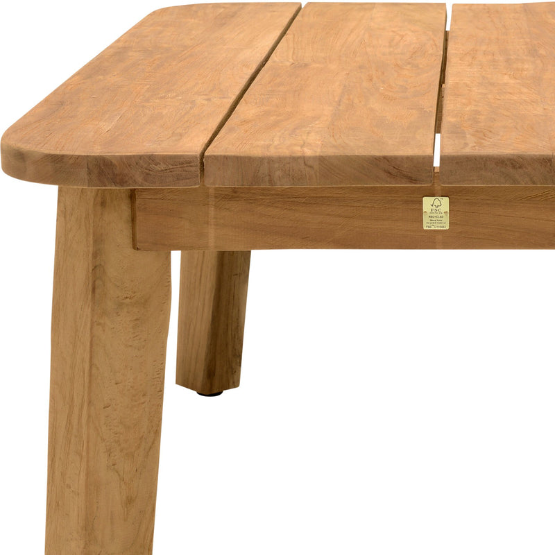 Bahamas Outdoor Rectangular Teak Wood Coffee Table - Furniture City (CA)l