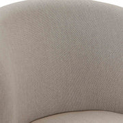 Brandy 30" Bar Height Swivel Tan Fabric and Espresso Wood Bar Stool - Furniture City (CA)l