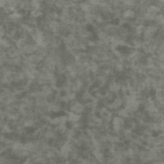 Benjamin Swivel Counter Stool in Black Metal with Gray Faux Leather