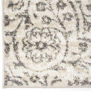 Berkeley Contemporary 5x8 Area Rug in Cream/Gray - Furniture City (CA)l