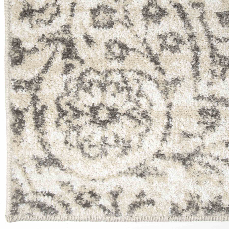 Berkeley Contemporary 5x8 Area Rug in Cream/Gray - Furniture City (CA)l