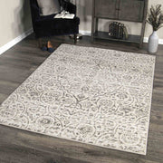 Berkeley Contemporary 5x8 Area Rug in Cream/Gray - Furniture City (CA)l