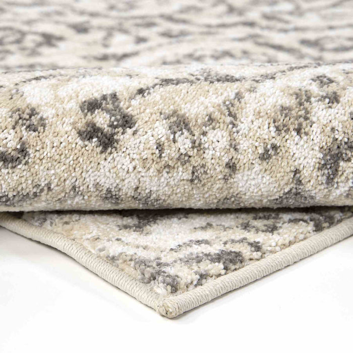 Berkeley Contemporary 8x10 Area Rug in Cream/Gray