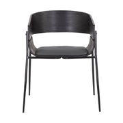 Bronte Wood and Metal Contemporary Dining Room Chairs Set of 2 - Furniture City (CA)l