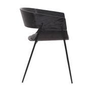 Bronte Wood and Metal Contemporary Dining Room Chairs Set of 2 - Furniture City (CA)l