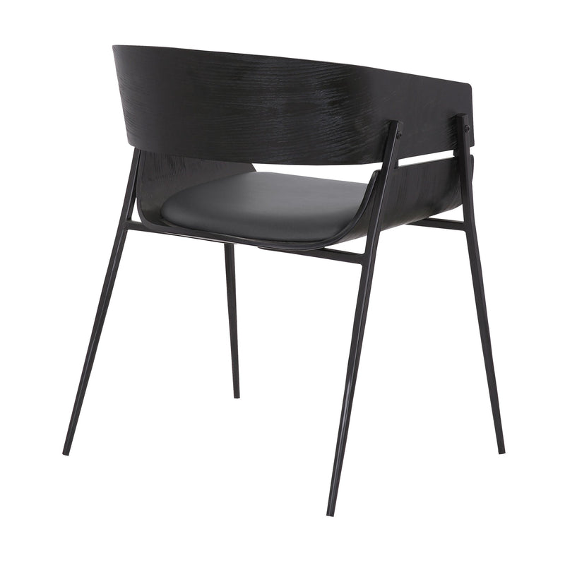 Bronte Wood and Metal Contemporary Dining Room Chairs Set of 2 - Furniture City (CA)l