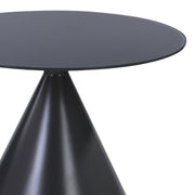 Brittany Contemporary Dining Table in Gray Matte Finish and Gray Glass Top - Furniture City (CA)l