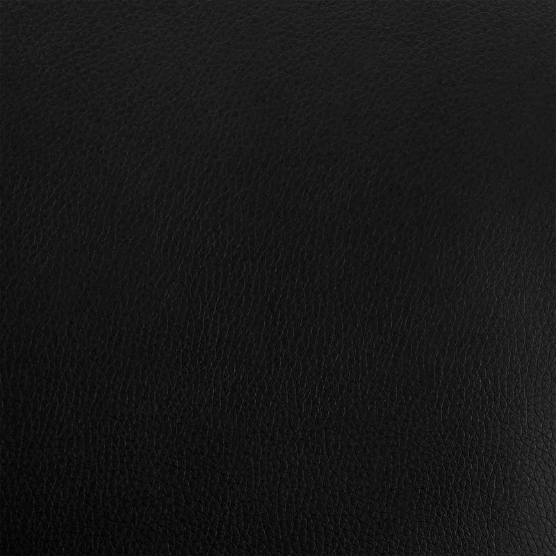 Carise Black Faux Leather and Black Metal Swivel 30" Bar Stool - Furniture City (CA)l
