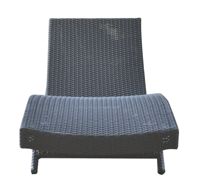 Cabana Outdoor Adjustable Wicker Chaise Lounge Chair - Furniture City (CA)l