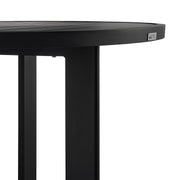Cayman Outdoor Patio Round Dining Table in Aluminum - Furniture City (CA)l