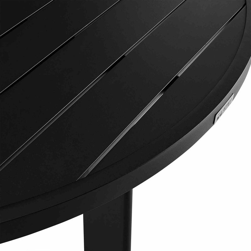 Cayman Outdoor Patio Round Dining Table in Aluminum - Furniture City (CA)l