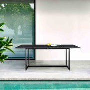 Cayman Outdoor Patio Dining Table in Aluminum - Furniture City (CA)l