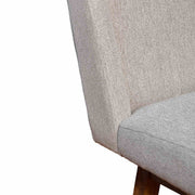 Constantine Swivel Counter Stool in Brown Oak Wood Finish with Taupe Fabric - Furniture City (CA)l