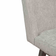 Constantine Swivel Counter Stool in Gray Oak Wood Finish with Mocha Fabric - Furniture City (CA)l