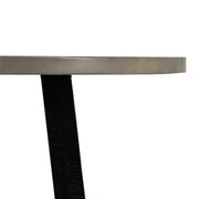 Chester Modern Concrete and Acacia Round Dining Table - Furniture City (CA)l