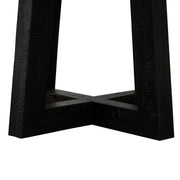 Chester Modern Concrete and Acacia Round Dining Table - Furniture City (CA)l