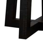Chester Modern Concrete and Acacia Round Dining Table - Furniture City (CA)l