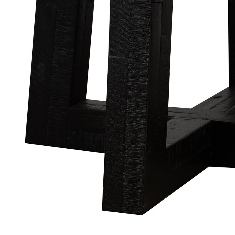 Chester Modern Concrete and Acacia Round Dining Table - Furniture City (CA)l
