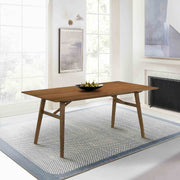 Channell Wood Dining Table in Walnut Finish - Furniture City (CA)l