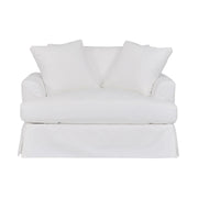 Ciara 53" Upholstered Chair and a Half in Pearl - Furniture City (CA)l