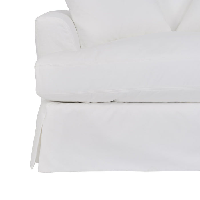 Ciara 53" Upholstered Chair and a Half in Pearl