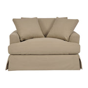 Ciara 53" Upholstered Chair and a Half in Sahara Brown - Furniture City (CA)l