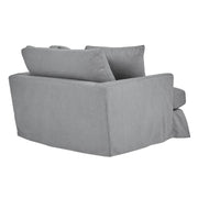 Ciara 53" Upholstered Chair and a Half in Slate Gray - Furniture City (CA)l