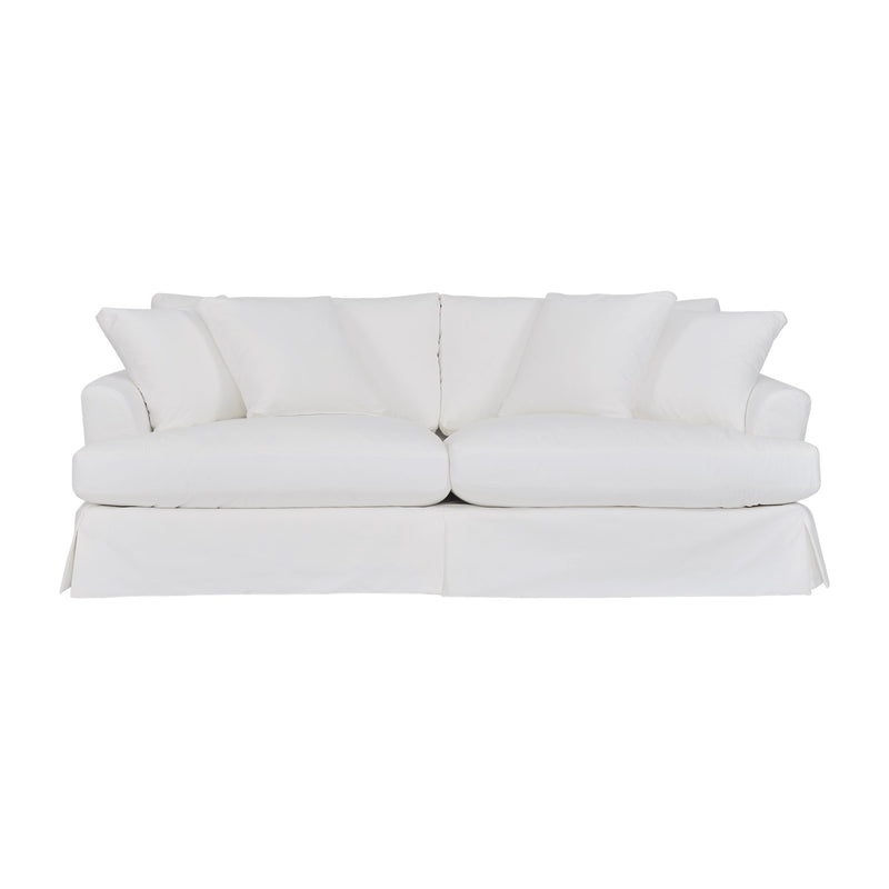 Ciara 93" Upholstered Sofa in Pearl - Furniture City (CA)l