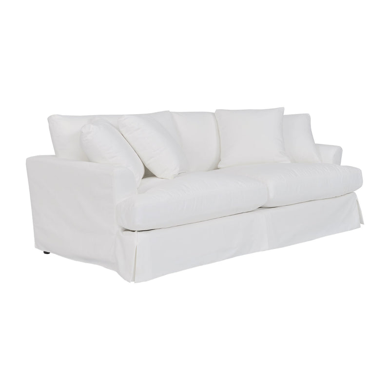 Ciara 93" Upholstered Sofa in Pearl - Furniture City (CA)l