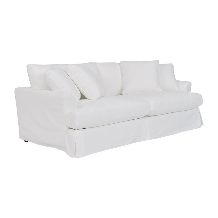 Ciara 93" Upholstered Sofa in Pearl