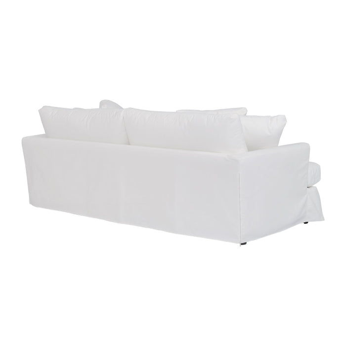 Ciara 93" Upholstered Sofa in Pearl