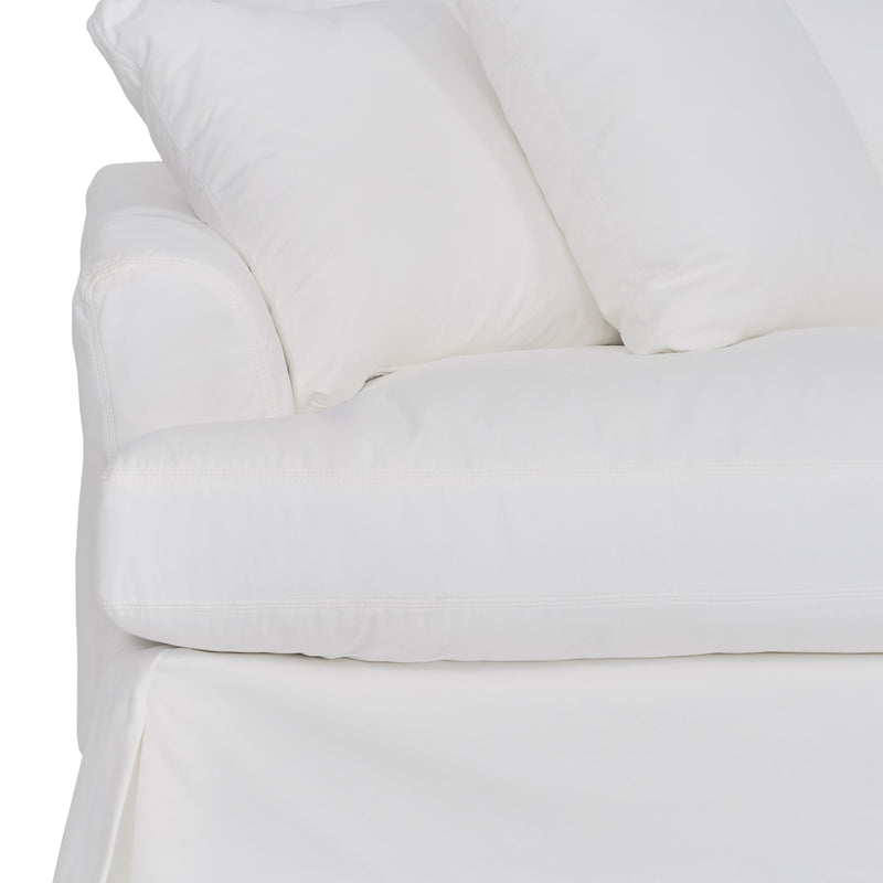 Ciara 93" Upholstered Sofa in Pearl - Furniture City (CA)l