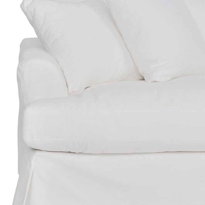 Ciara 93" Upholstered Sofa in Pearl