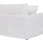 Ciara 93" Upholstered Sofa in Pearl - Furniture City (CA)l