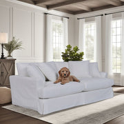 Ciara 93" Upholstered Sofa in Pearl - Furniture City (CA)l