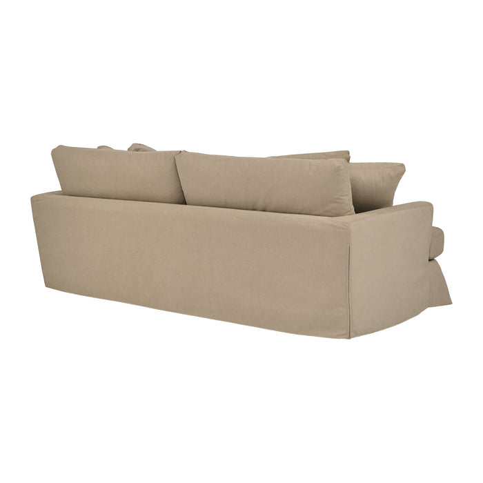 Ciara 93" Upholstered Sofa in Sahara Brown