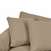 Ciara 93" Upholstered Sofa in Sahara Brown - Furniture City (CA)l