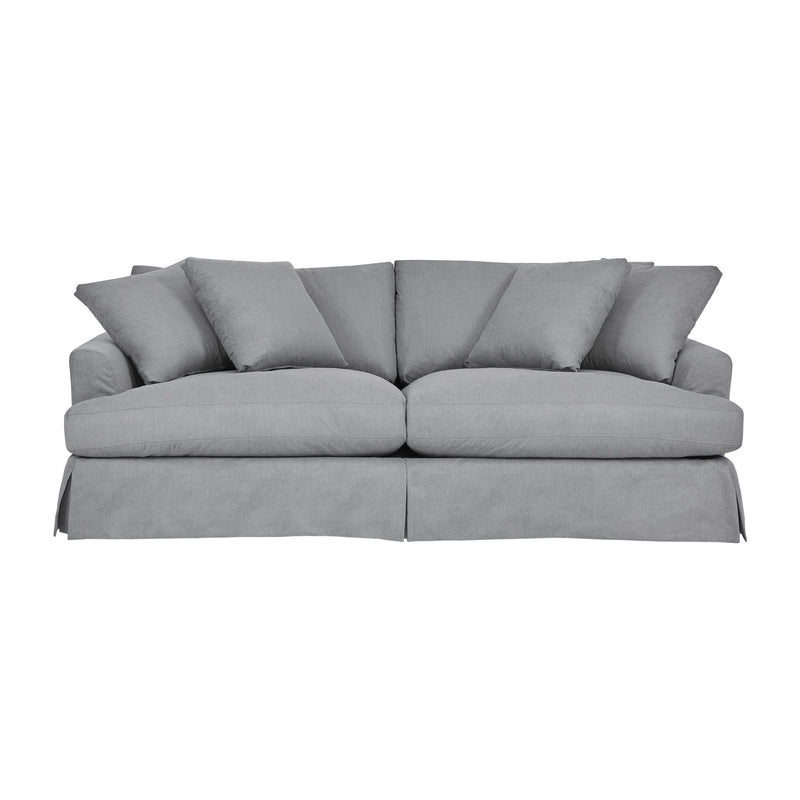 Ciara 93" Upholstered Sofa in Slate Gray - Furniture City (CA)l