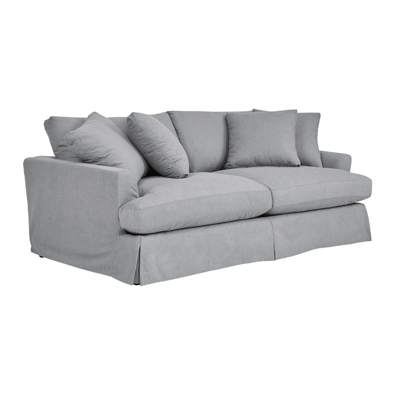 Ciara 93" Upholstered Sofa in Slate Gray - Furniture City (CA)l