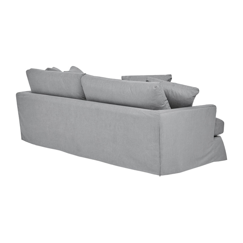 Ciara 93" Upholstered Sofa in Slate Gray - Furniture City (CA)l