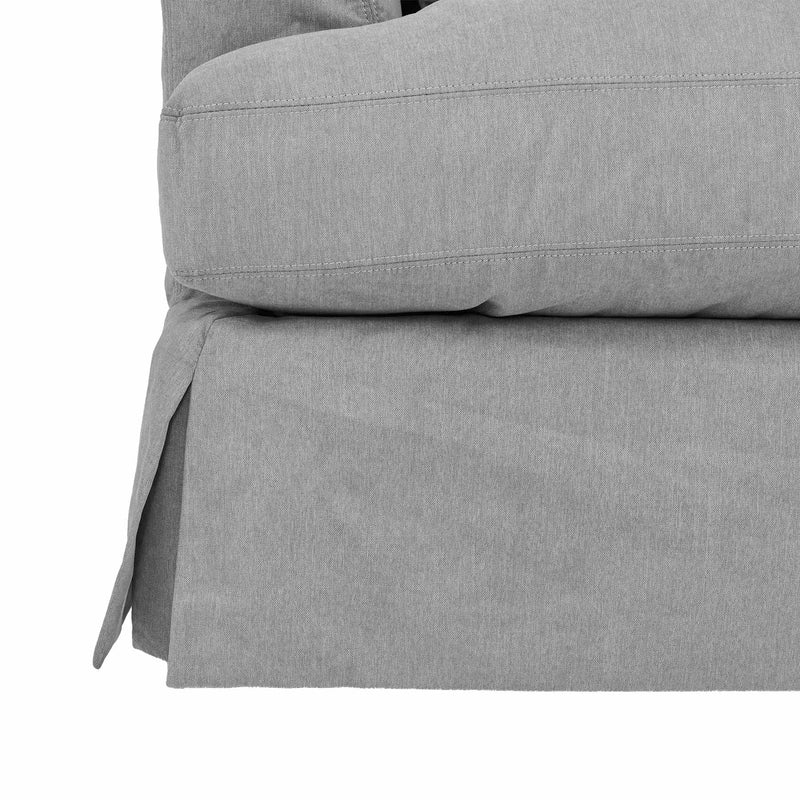 Ciara 93" Upholstered Sofa in Slate Gray - Furniture City (CA)l