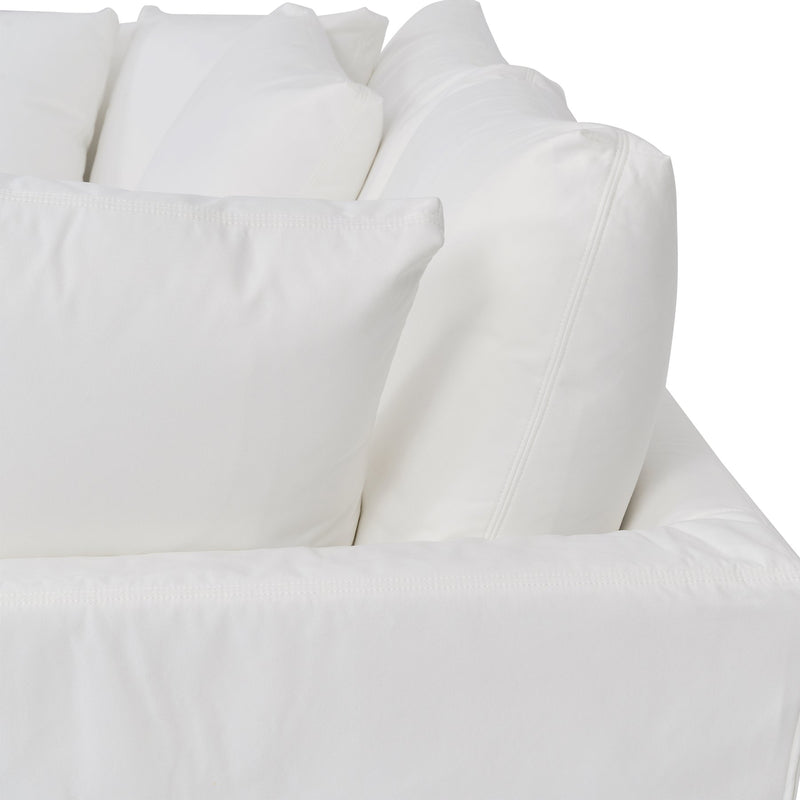 Ciara Upholstered 3 Piece Sectional Sofa in Pearl - Furniture City (CA)l