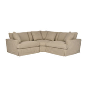 Ciara Upholstered 3 Piece Sectional Sofa in Sahara Brown - Furniture City (CA)l