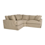Ciara Upholstered 3 Piece Sectional Sofa in Sahara Brown - Furniture City (CA)l