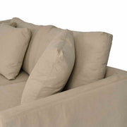 Ciara Upholstered 3 Piece Sectional Sofa in Sahara Brown - Furniture City (CA)l