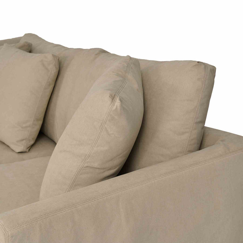 Ciara Upholstered 3 Piece Sectional Sofa in Sahara Brown - Furniture City (CA)l