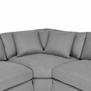 Ciara Upholstered 3 Piece Sectional Sofa in Slate Gray - Furniture City (CA)l