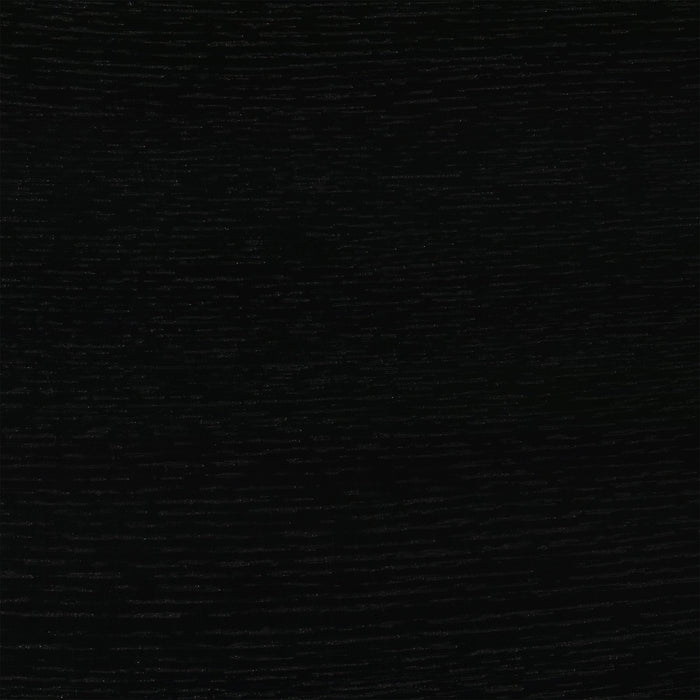 Cirque 54" Round Black Wood and Metal Pedestal Dining Table