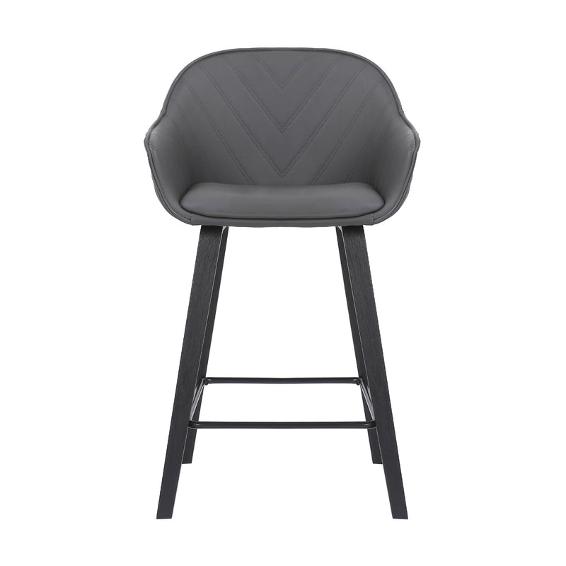 Crimson 26" Faux Leather and Wood Bar and Counter Height Stool - Furniture City (CA)l