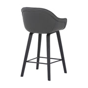 Crimson 26" Faux Leather and Wood Bar and Counter Height Stool - Furniture City (CA)l